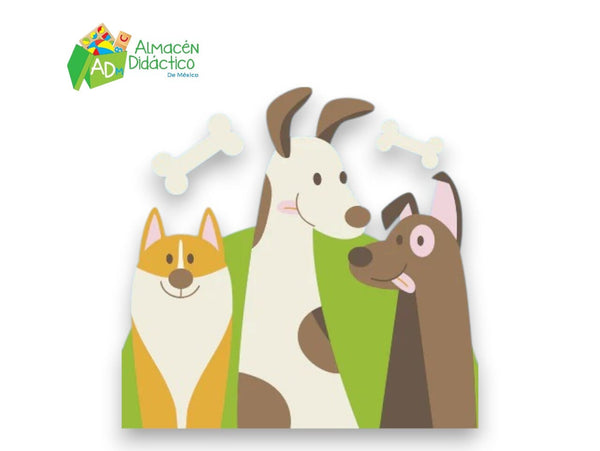 PINTA POR NUMERO KIDS - LOS TRES PERROS