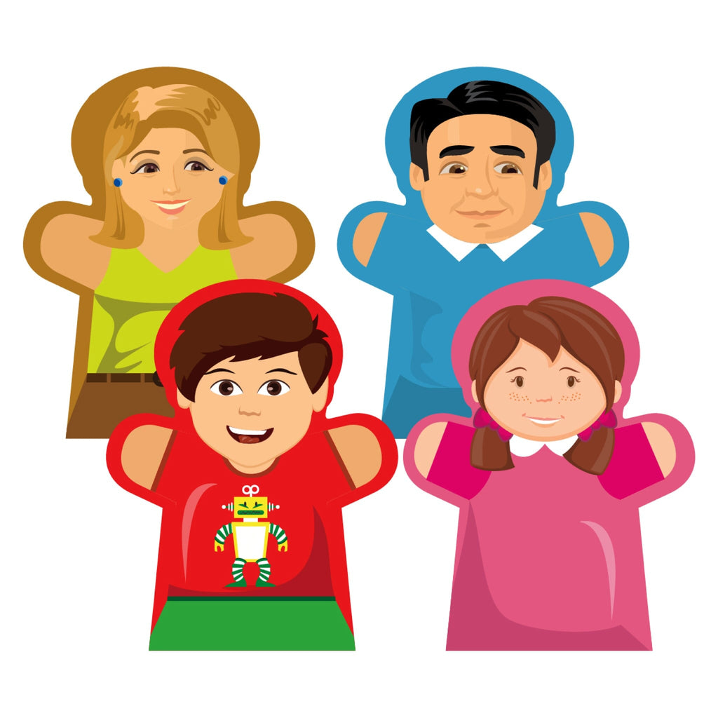 TÍTERES DE MANO FAMILIA