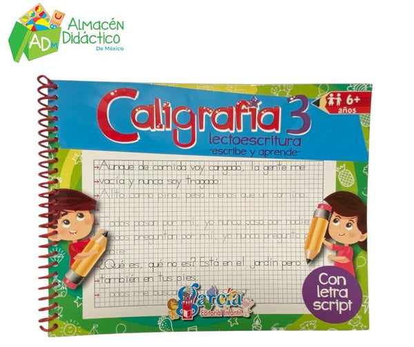 CALIGRAFIA 3 LECTO ESCRITURA