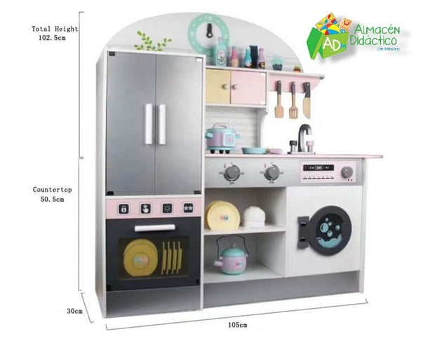 COCINIA INFANTIL CON REFRIGERADOR