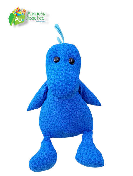 DINOSAURIO DE TELA-AZUL T REX