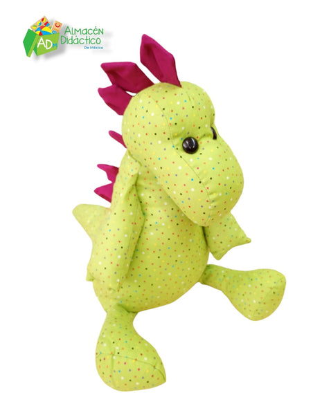 DINOSAURIO DE TELA-VERDE T REX