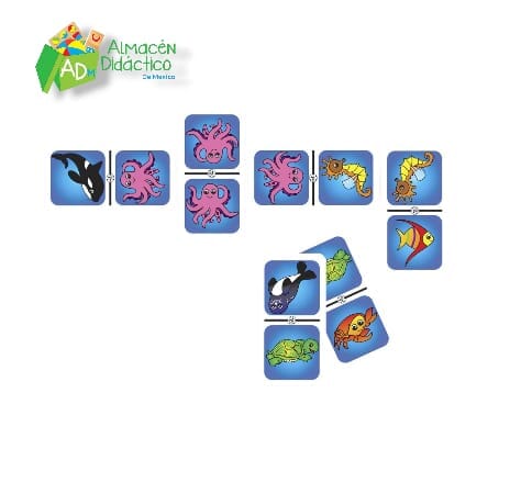 DOMINO ANIMALES DEL MAR