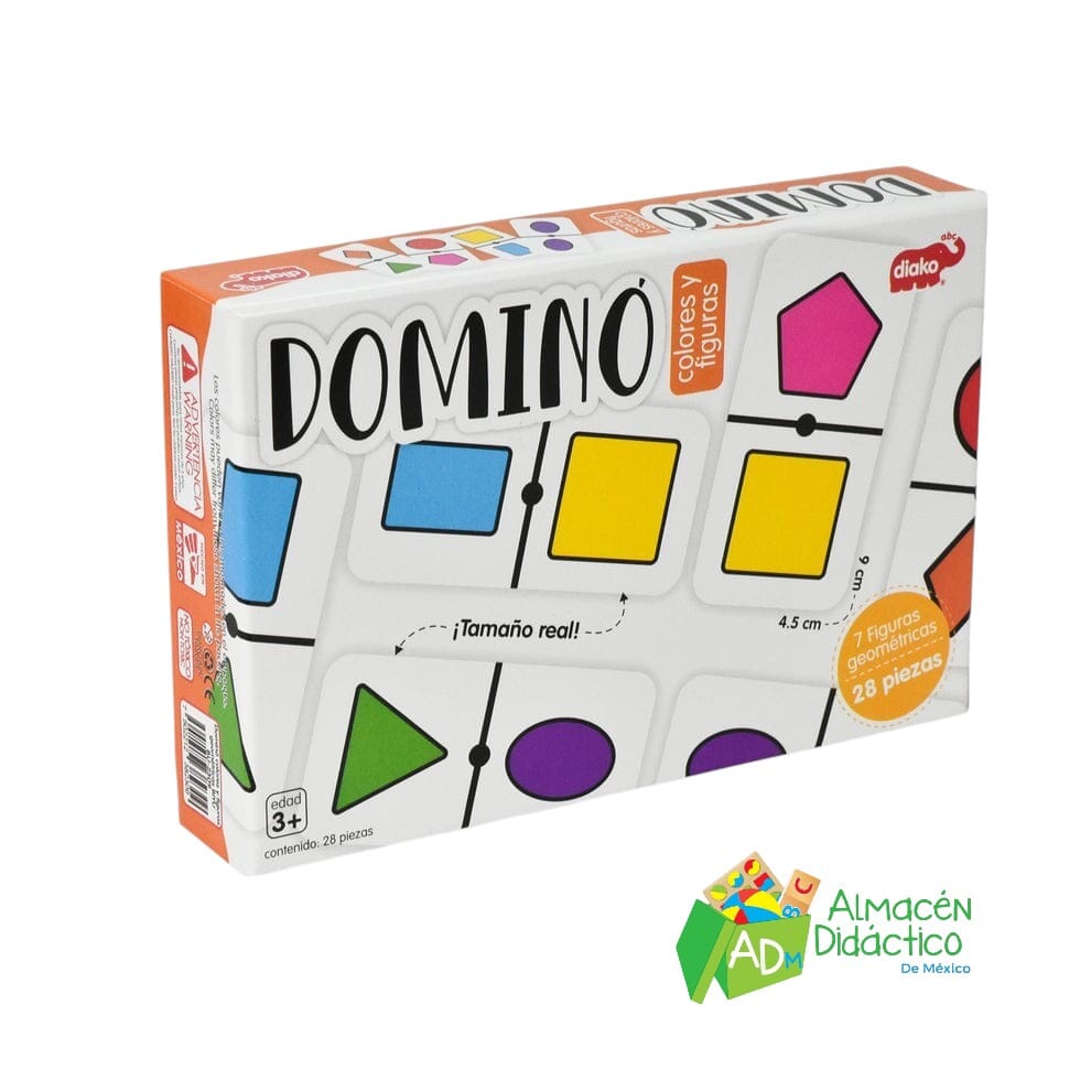 DOMINÓ COLORES Y FIGURAS