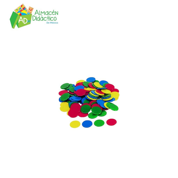 FICHAS DE PLÁSTICO - 500 PIEZAS