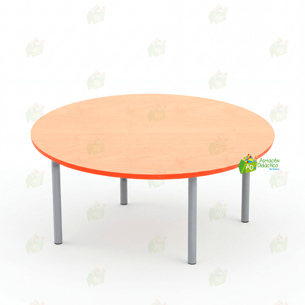 MESA JARDIN DE NIÑOS CIRCULAR COLOR NATURAL (SOBRE PEDIDO)