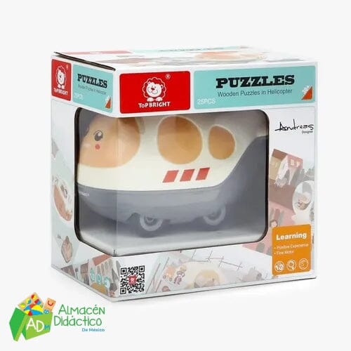 HELICÓPTERO CON ROMPECABEZAS