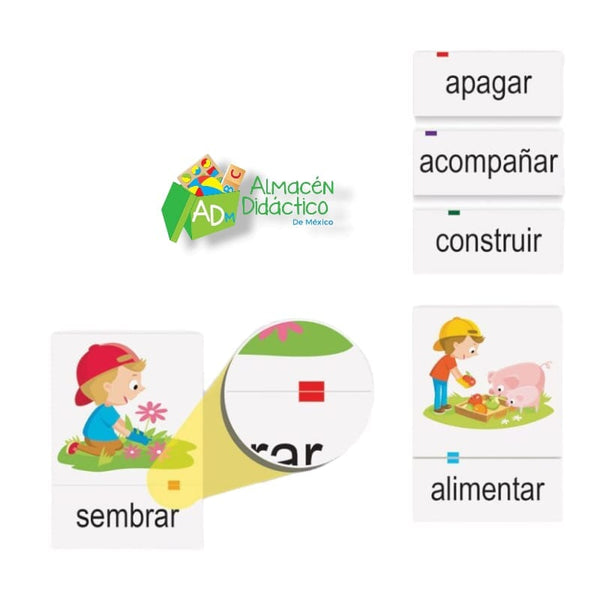 IMAGENES Y PALABRAS VERBOS