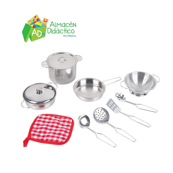 JUEGO DE COCINA METALICO