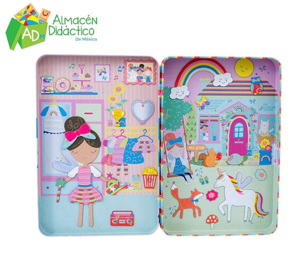 JUEGO MAGNETICO DE VIAJE HADAS Y ARCOIRIS