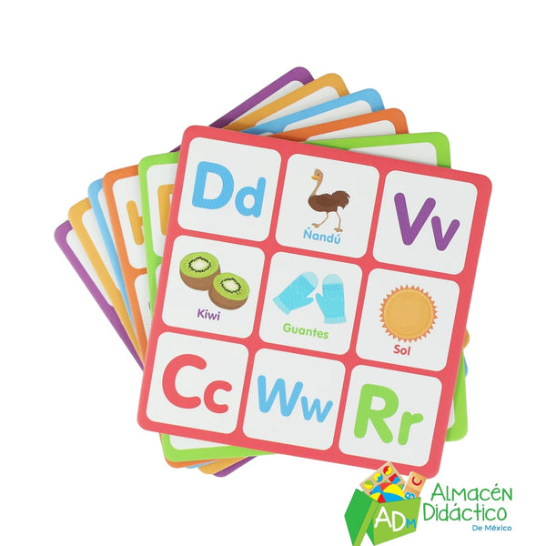 JUEGO DE MEMORIA Y LOTERIA ABC