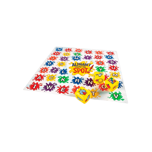Juego del abecedario en el suelo