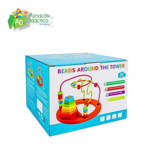 LABERINTO CON TORRE DE COLORES