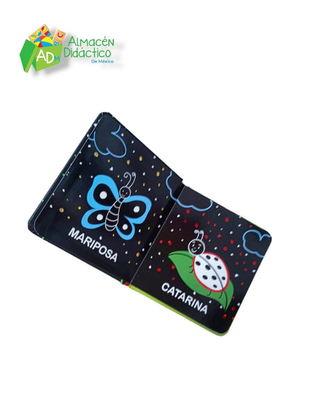 LIBRO BRILLO Y CONTRASTE -INSECTOS Y BICHOS