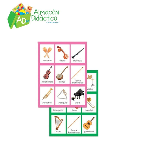 LOTERIA DE SONIDOS INSTRUMENTOS MUSICALES