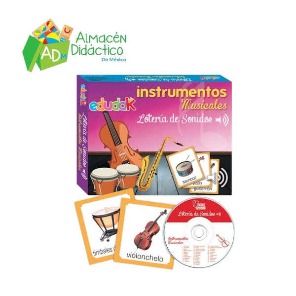 LOTERIA DE SONIDOS INSTRUMENTOS MUSICALES