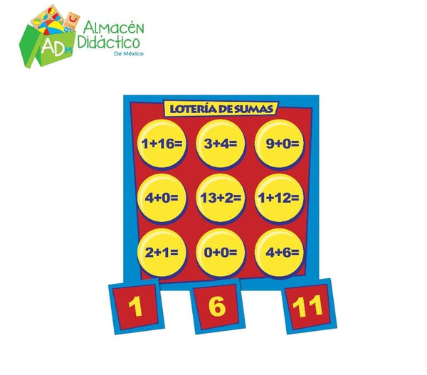 LOTERÍA DE SUMA Y RESTA