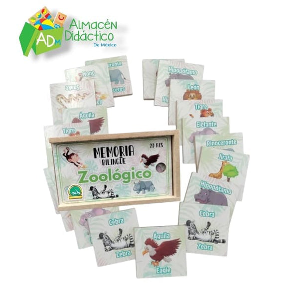 MEMORAMA BILINGÜE ZOOLOGICO