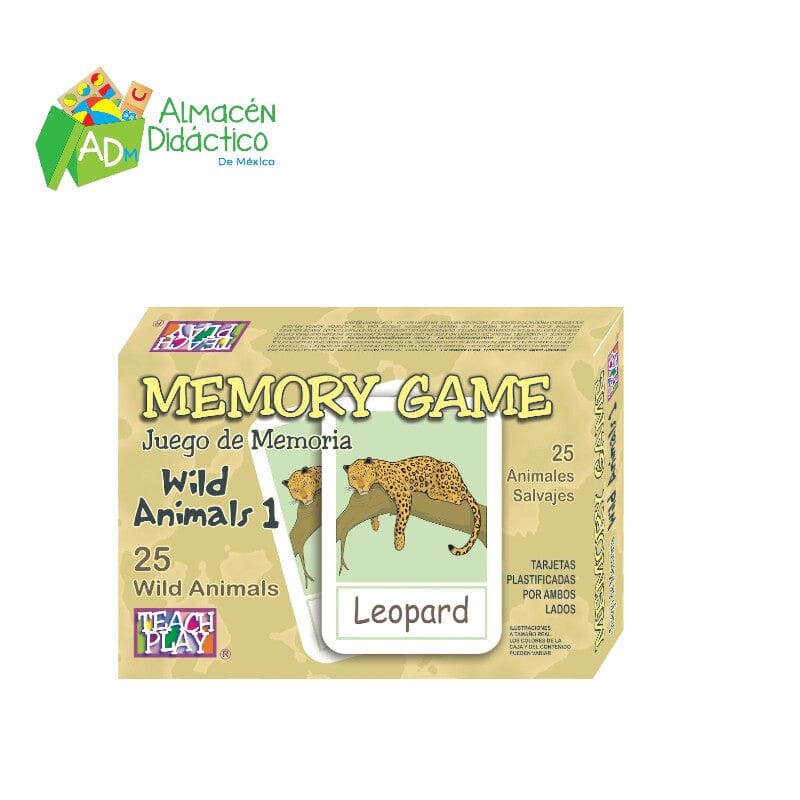 MEMORY GAME WILD ANIMALS 1