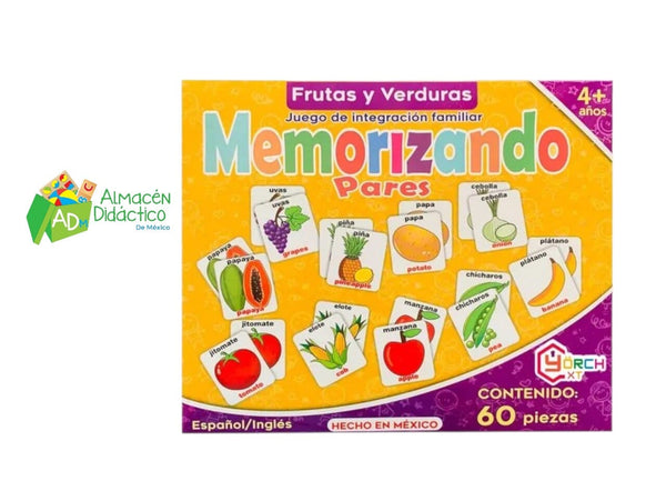 MEMORIZANDO FRUTAS Y VERDURAS