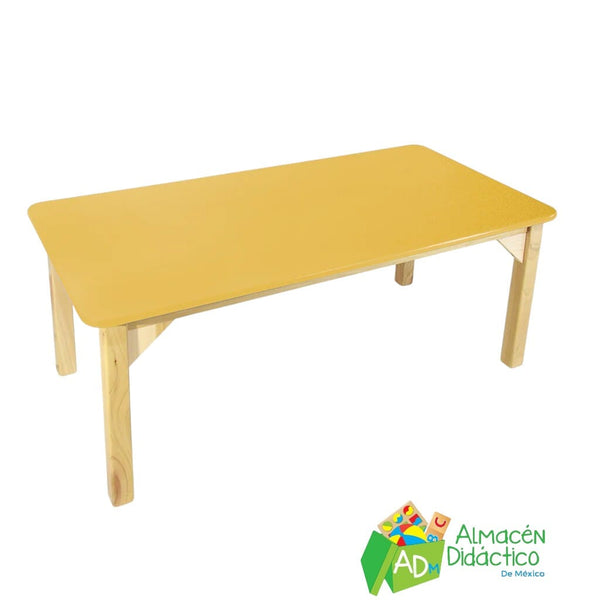 MESA RECTANGULAR DE MADERA