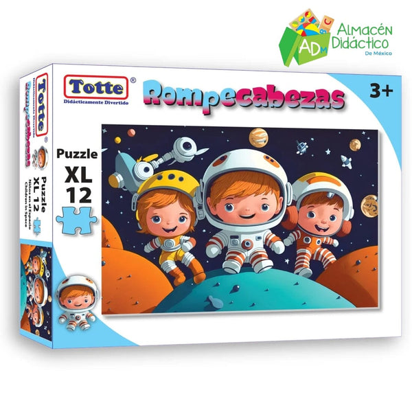 ROMPECABEZAS NIÑOS EN EL ESPACIO