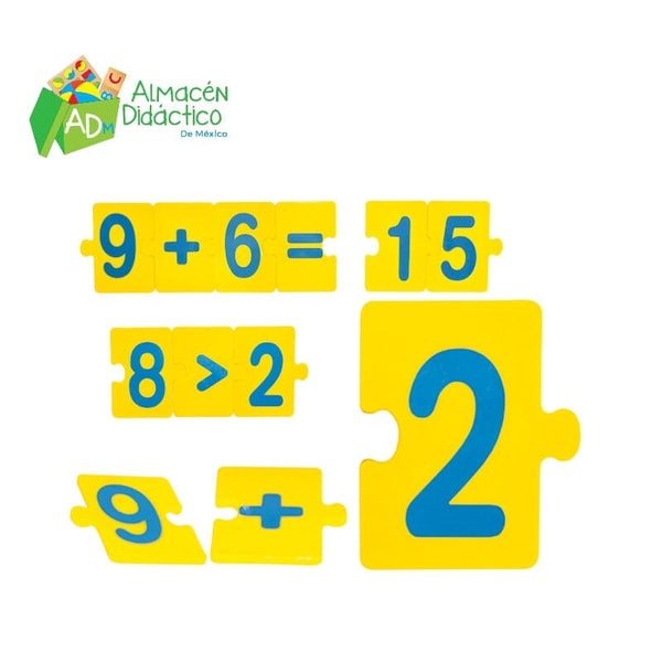 NÚMEROS Y SIGNOS CONECTABLES