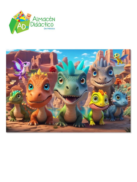 ROMPECABEZAS PEQUEÑOS DINOSAURIOS