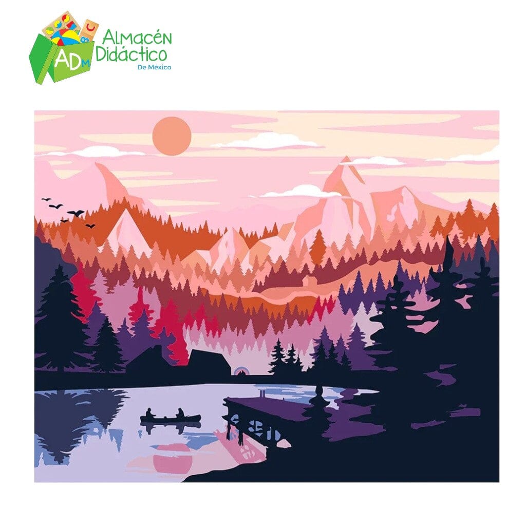 PINTA POR NUMERO - REFLEJO NOCTURNO