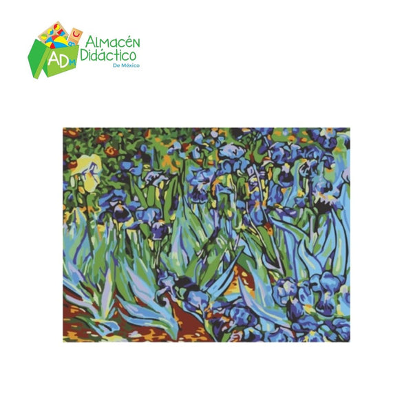 PINTA POR NUMEROS - LIRIOS