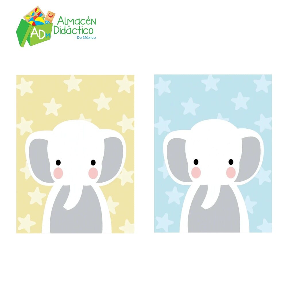 PINTA POR NUMERO - BABY ELEFANTE