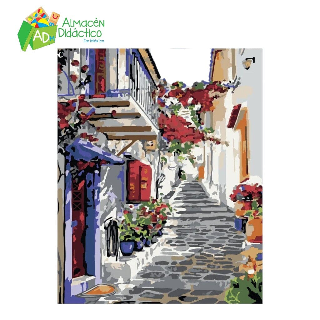 PINTA POR NUMERO - CALLEJON DE ATENAS