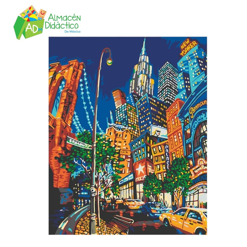 PINTA POR NUMERO - LA GRAN MANZANA