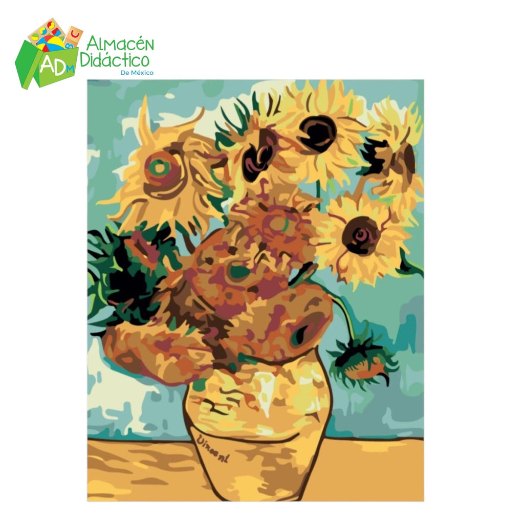 PINTA POR NUMERO - LOS GIRASOLES