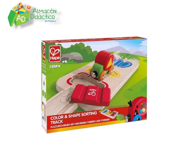 PISTA DE CLASIFICACIÓN DE COLORES Y FORMAS - HAPE - COLOR & SHAPE SORTING TRACK