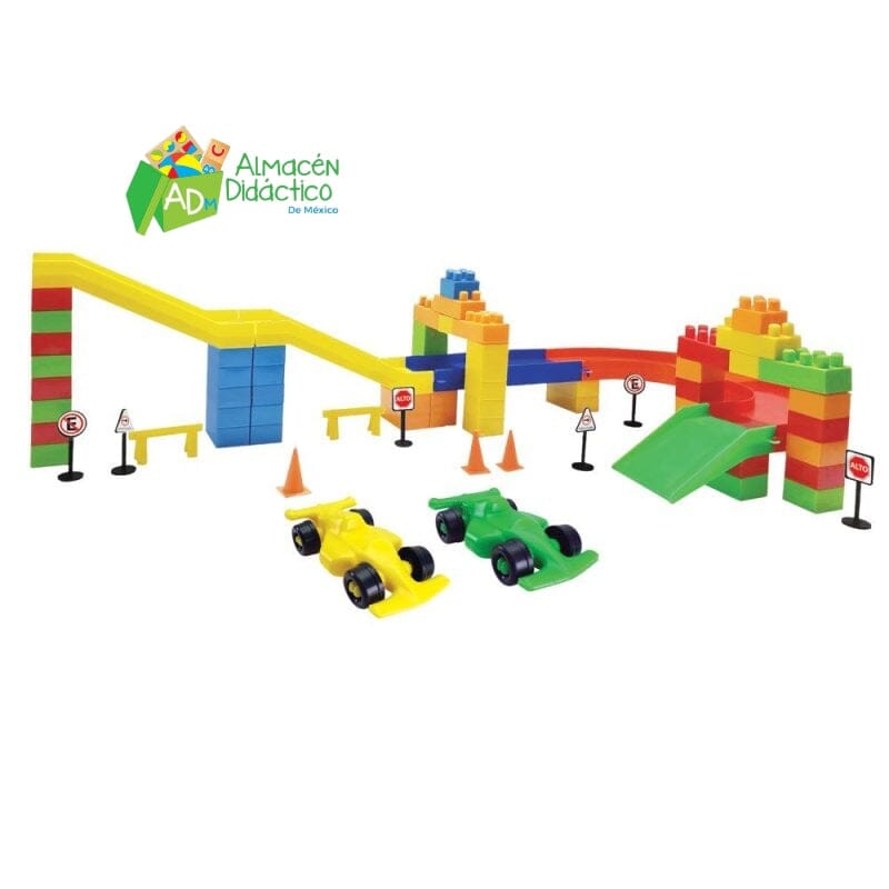 PISTA ARMABLE CON CARRITOS