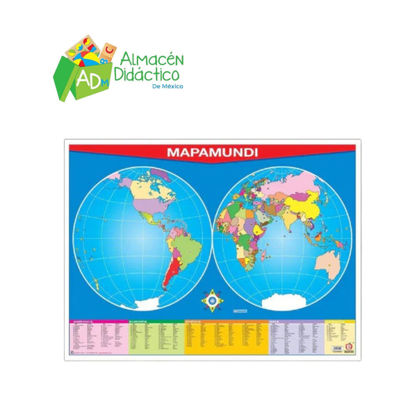 POSTER MAPAMUNDI