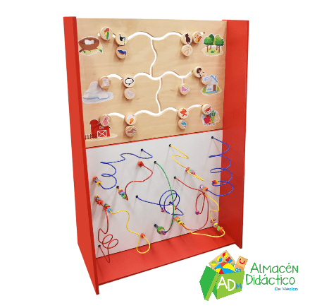 PARED DIDÁCTICA LABERINTO