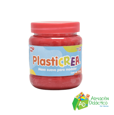 PLASTICREA ROJA 250 GR.