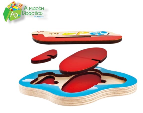 ROMPECABEZAS DE AVIÓN EN 3D - HAPE - 3D AIRPLANE PUZZLE