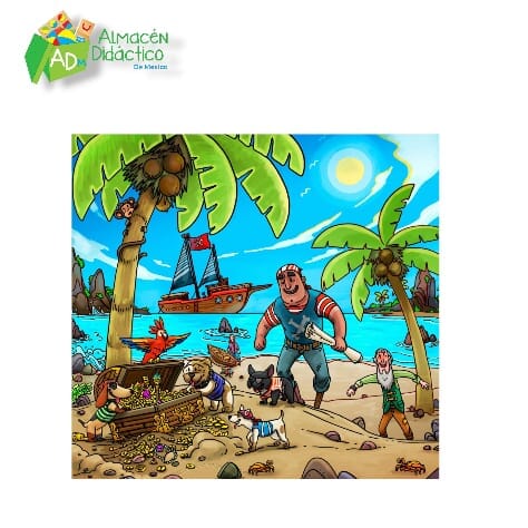 ROMPECABEZAS PERROS PIRATAS
