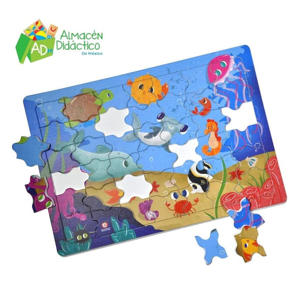ROMPECABEZAS ANIMALES DEL MAR