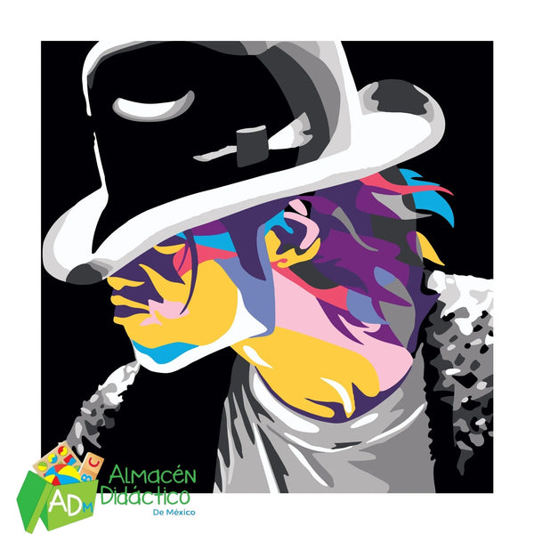 PINTA POR NUMERO - EL REY DEL POP