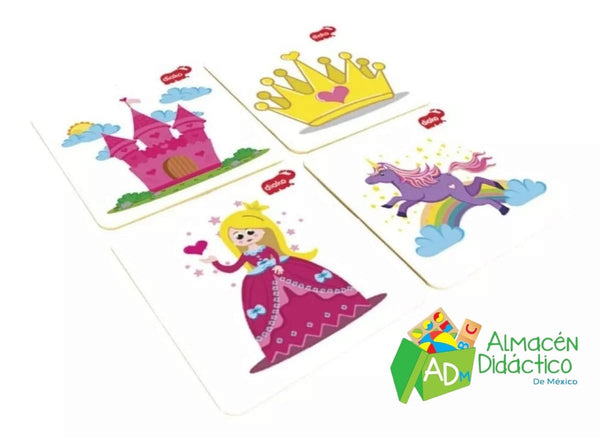 4X4 ROMPECABEZAS DE PRINCESA PARA NIÑOS