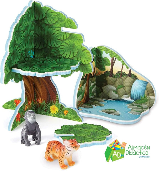 JUMBO JUNGLE PLAYSET/ SET LA JUNGLA