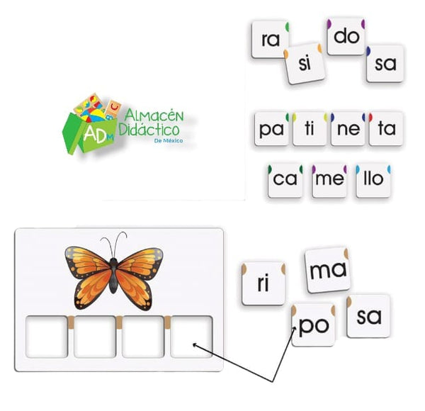 SILABARIO CON ILUSTRACIONES