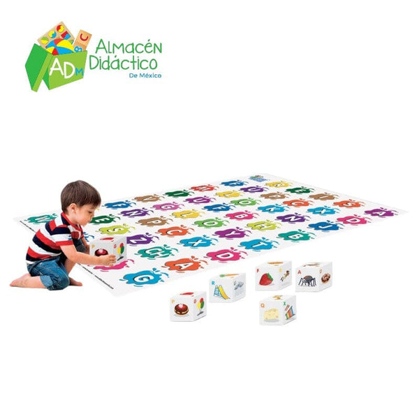 TAPETE ABECEDARIO CON 5 CUBOS