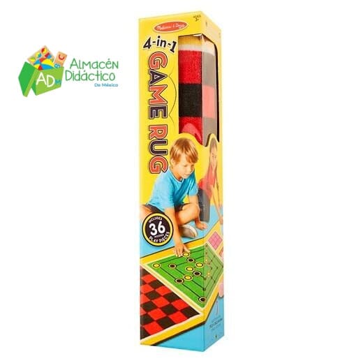 ALFOMBRA PARA JUGAR 4 EN 1  - MELISSA AND DOUG -  4 IN 1 GAME RUG