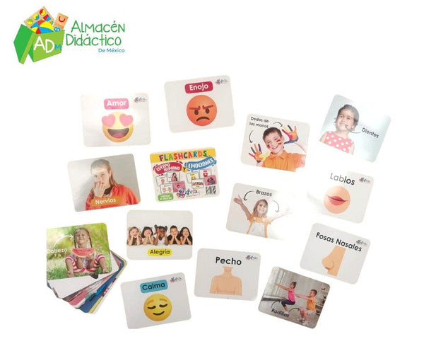 TARJETAS CUERPO HUMANO Y EMOCIONES