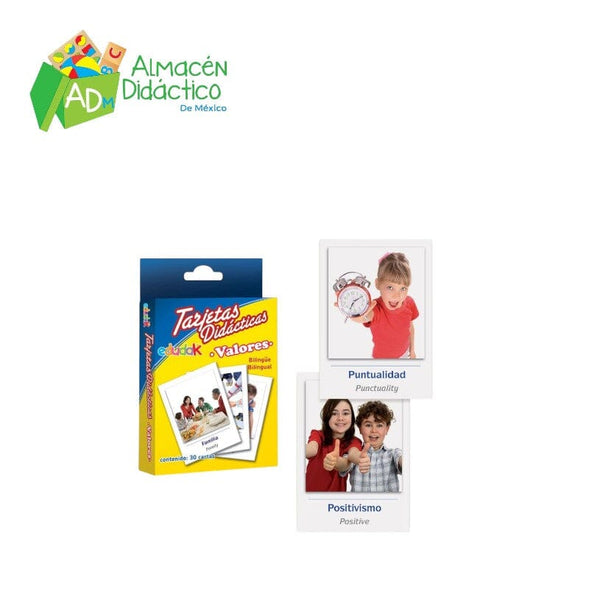 TARJETAS DIDÁCTICAS VALORES